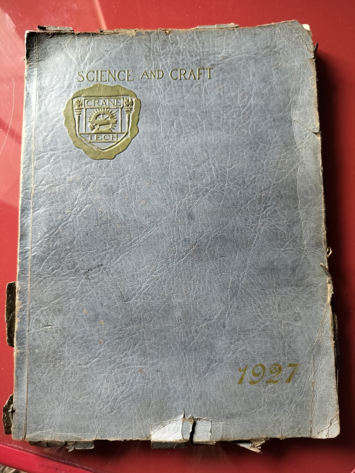  1927 Crane Technical High School Yearbook Chicago IL with Commencement Insert