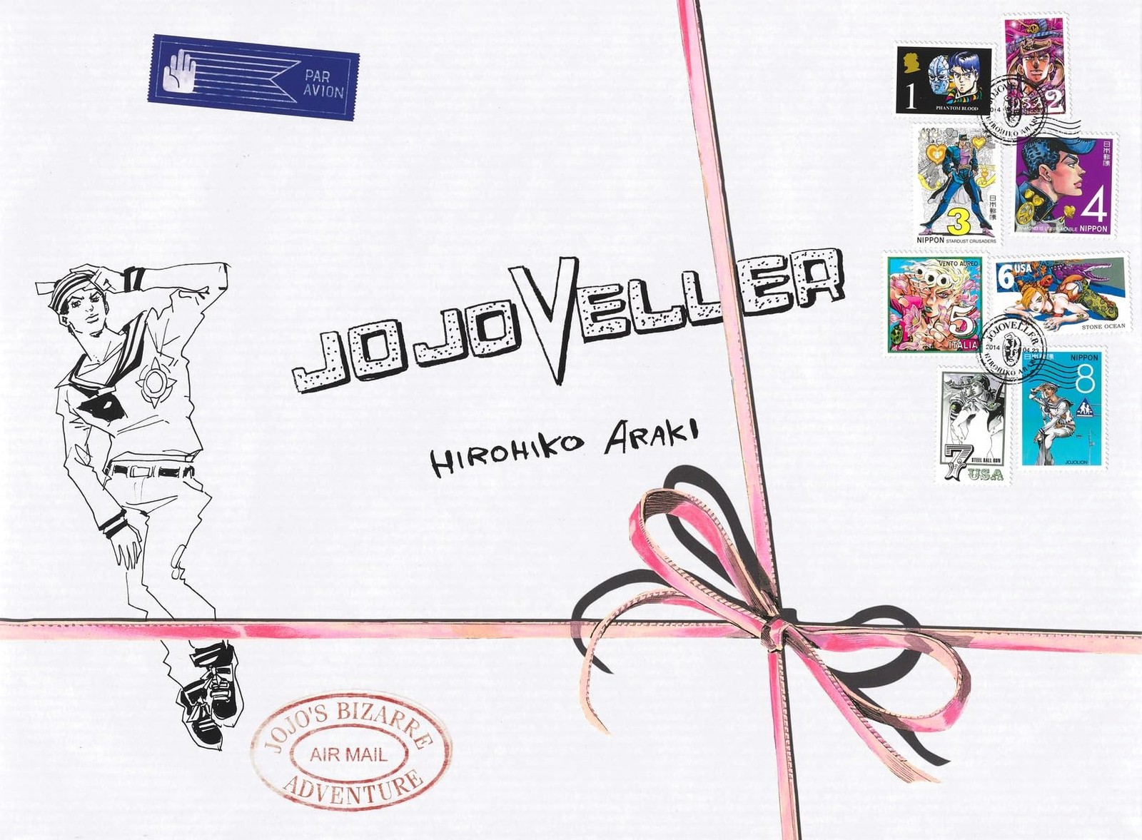 JOJOVELLER Art Book Hirohiko Araki Illustration JoJo's Bizarre Adventure Japan