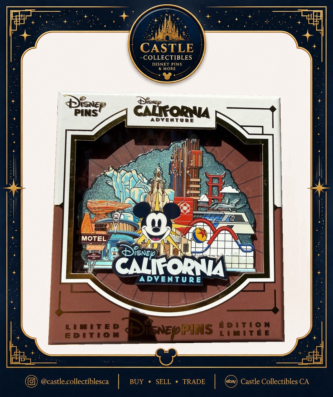 2026 Disney California Adventure Pin LE 3000