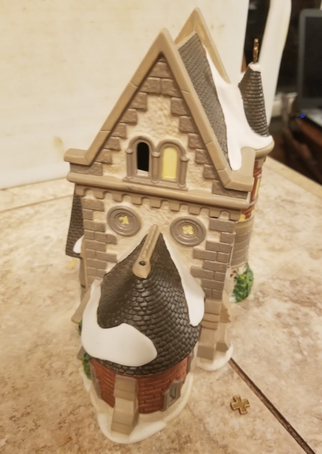 2014 Dept 56 Dickens' TWELFTH NIGHT DOVINGTON CHAPEL Missing Light