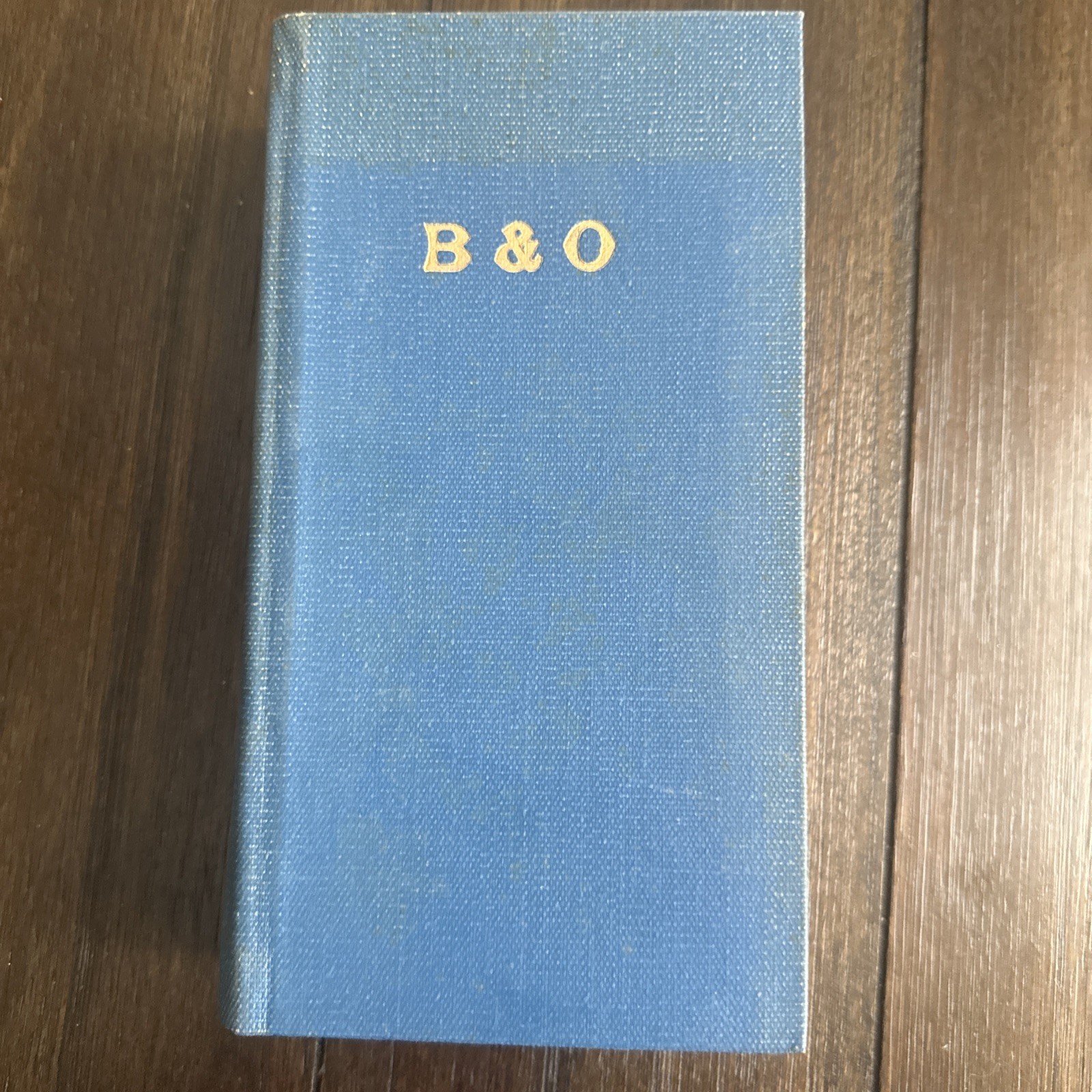 B&O Vintage Timetable book