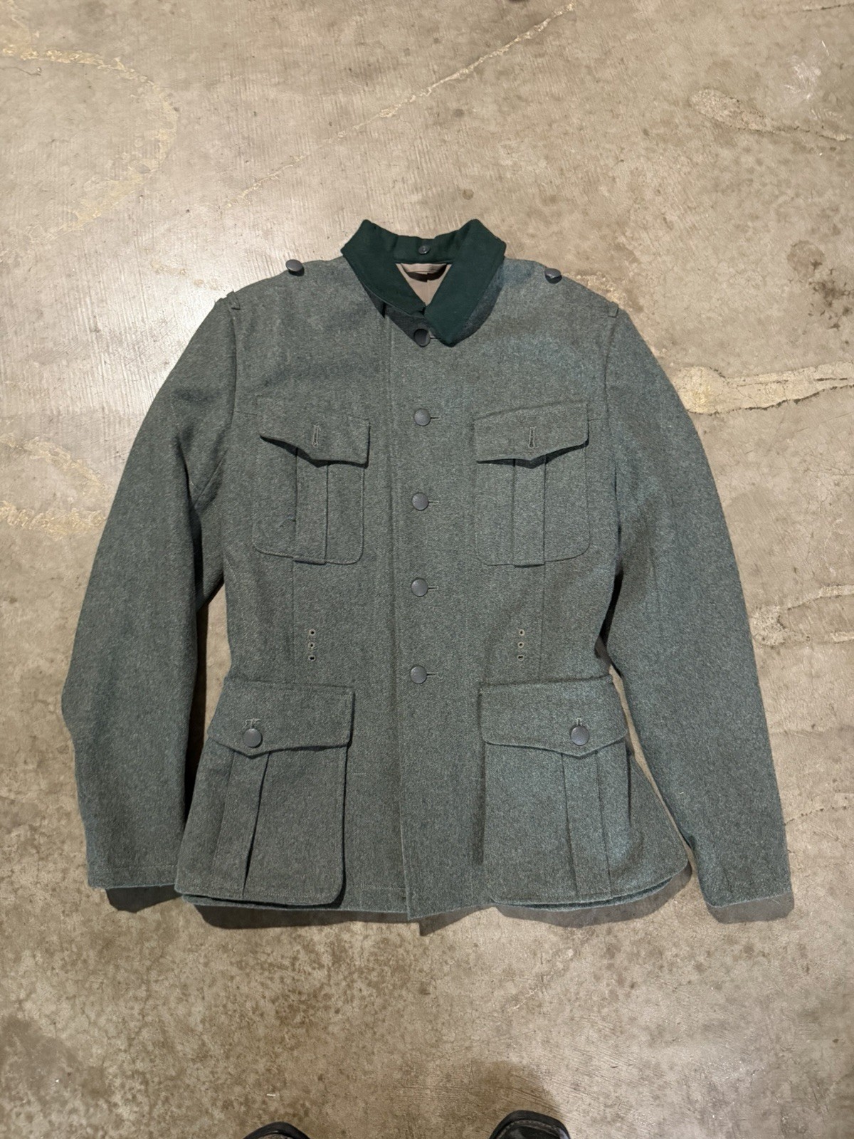 WW2 German M42 1940s Jacket Size M Ish Measurements In Photos Good Condition