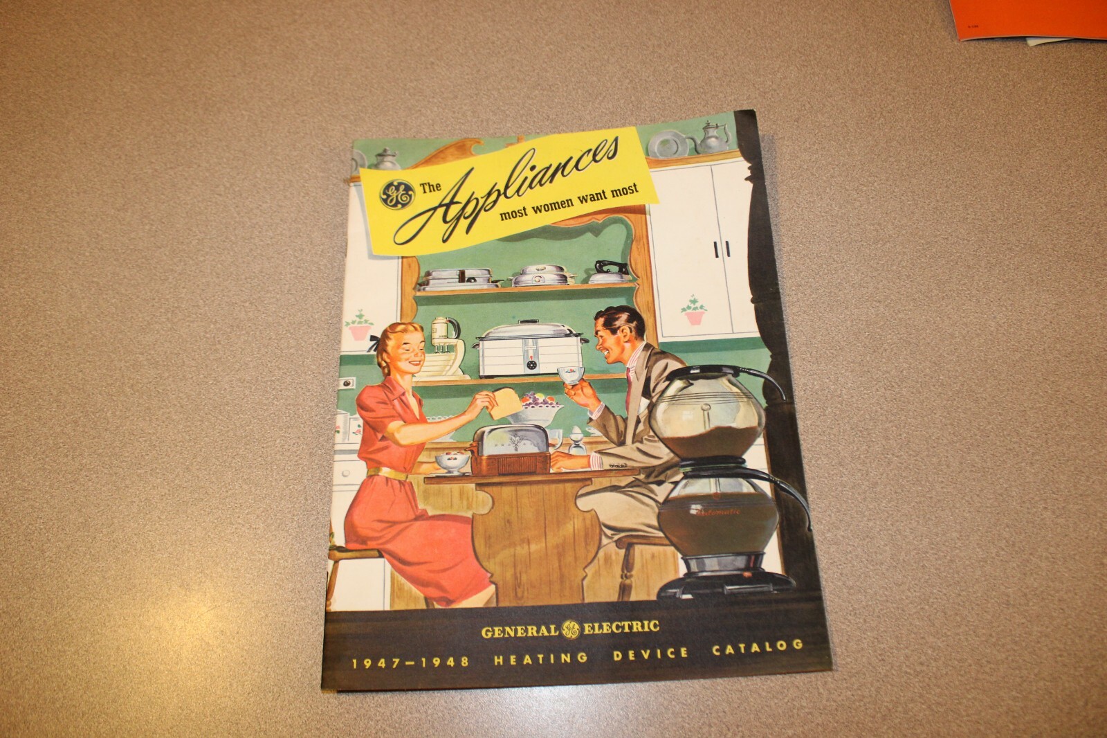 Vtg 1947-48 Advertising Pamphlet GE General Electric Heating Device Catalog