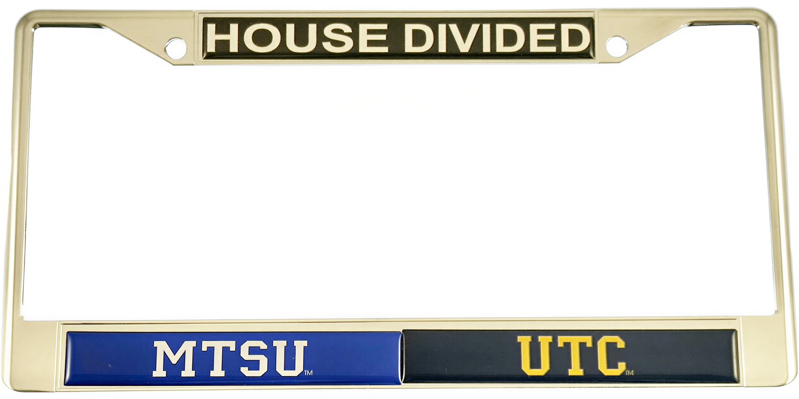 Middle Tennessee (MTSU) + Tennessee at Chattanooga (UTC) House Divided Split ...