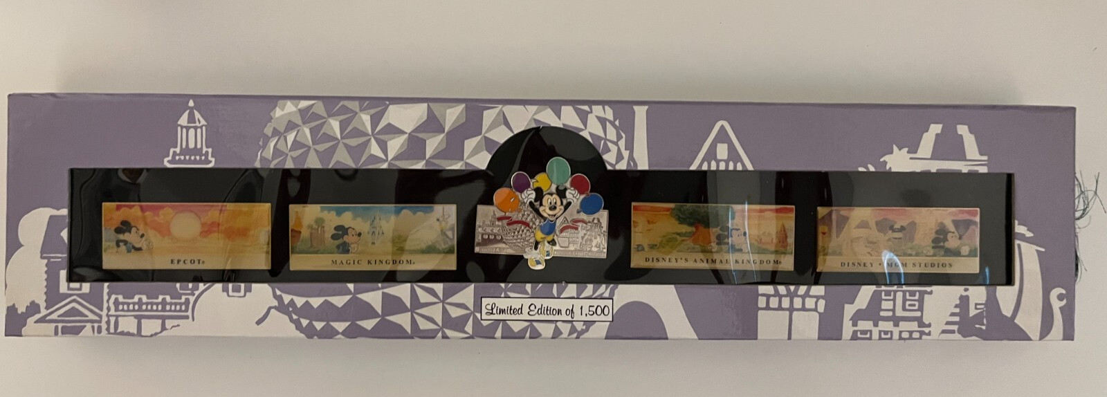 Disney's Marathon Limited Edition of 1500 - 5 Pin Set with Box