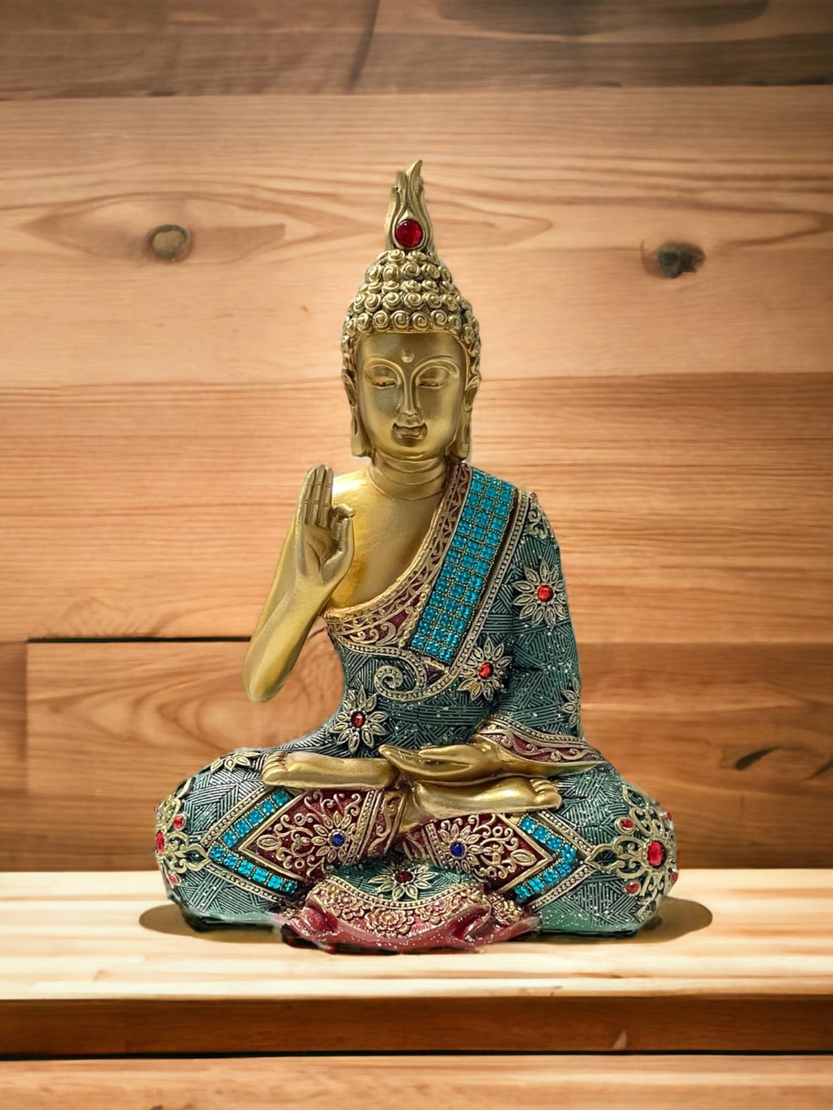 SINT Buddha Statue Figurine for Home Decor Zen Sitting Meditating Sculpture B... SINT Buddha Statue Figurine for Home Decor Zen Sitting Meditating Sculpture B...