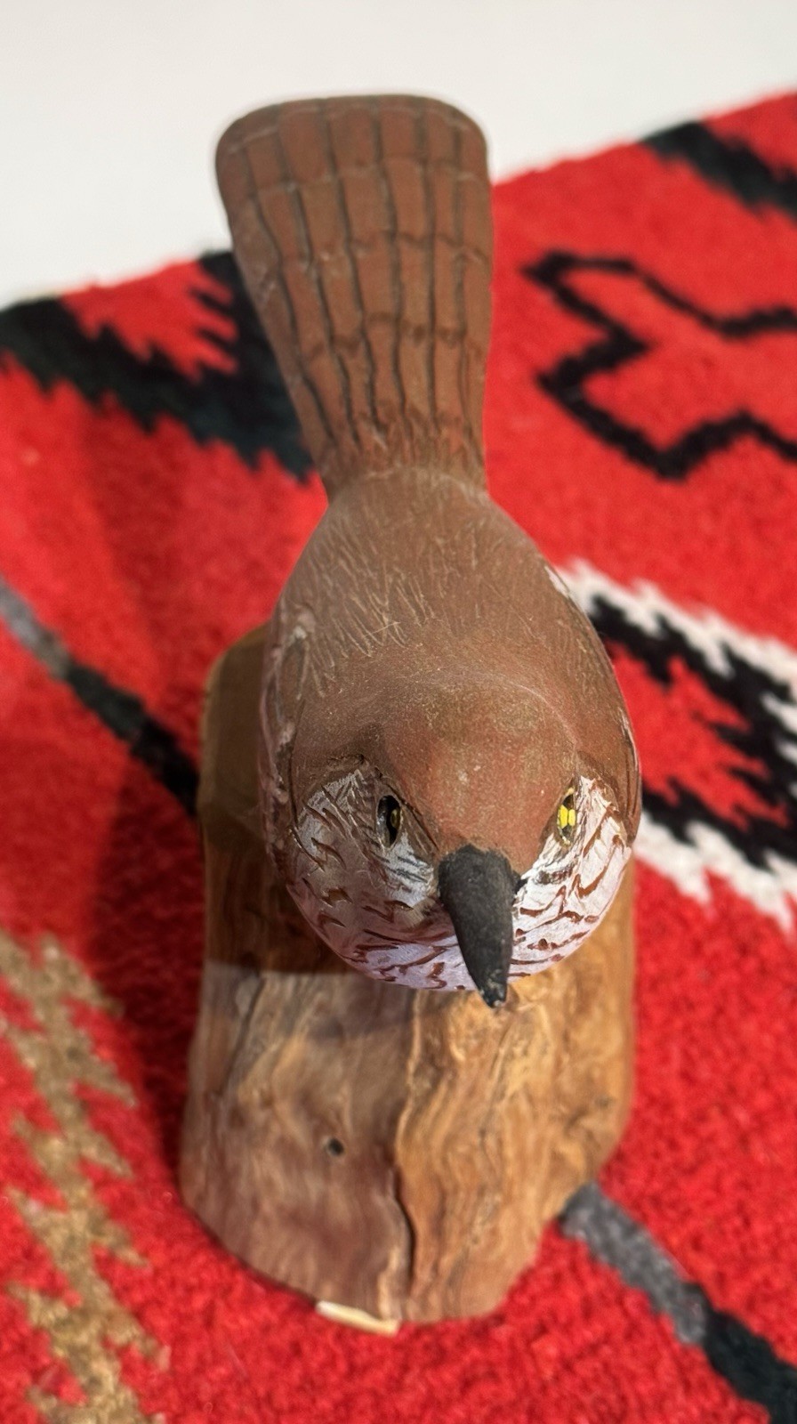 Vintage John Cowden Wood Carved Bird