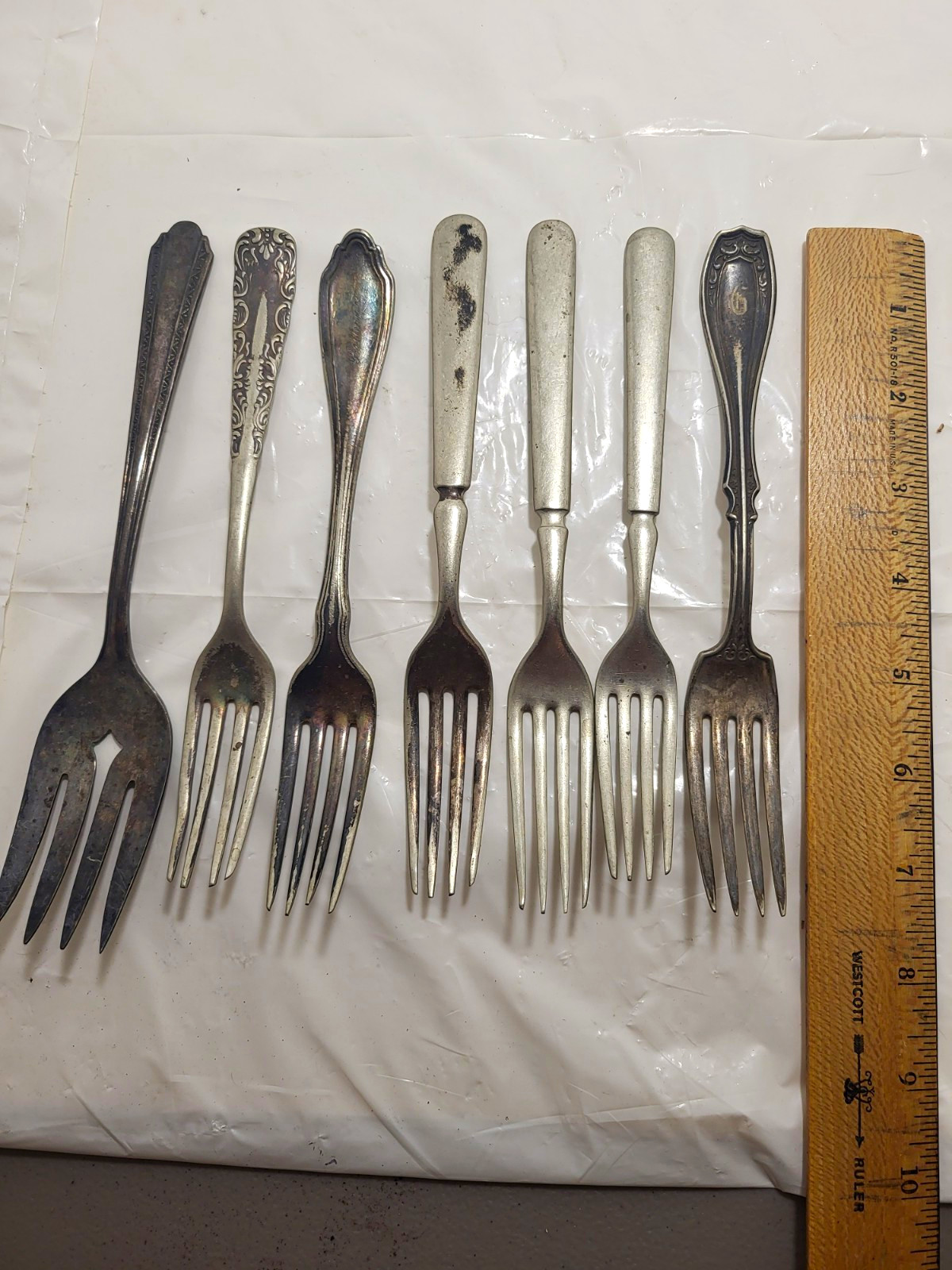 Vintage Silverplate Flatware Lot Wm Rogers American Silver Co Mixed Spoons Utens