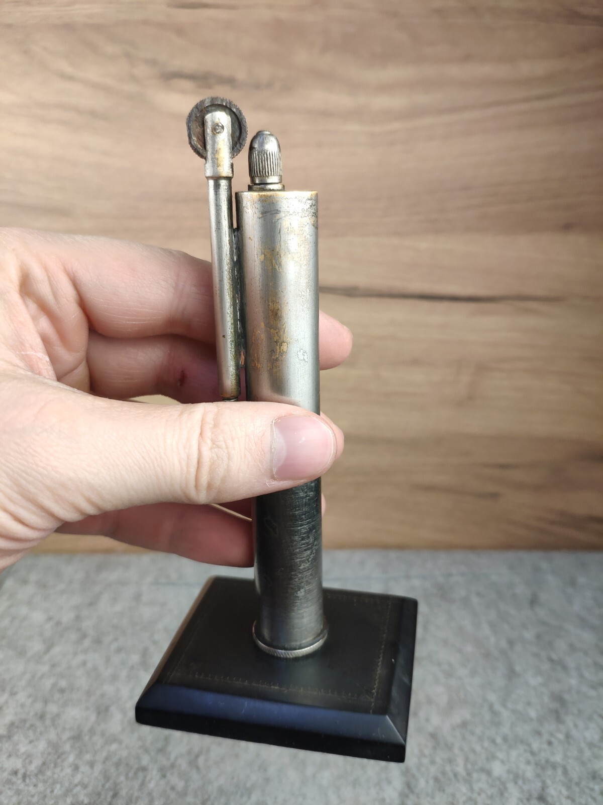 Vintage rare WW2 table lighter USSR. Handmade.