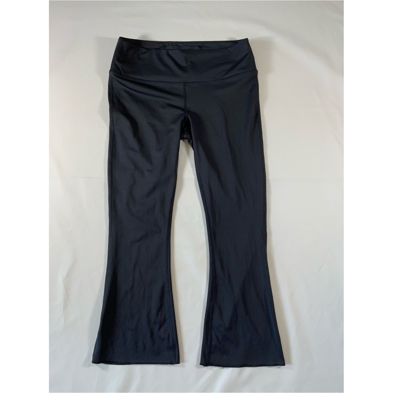 FP Movement Free People Black Cropped Flared Active Leggings Small Yoga Pants