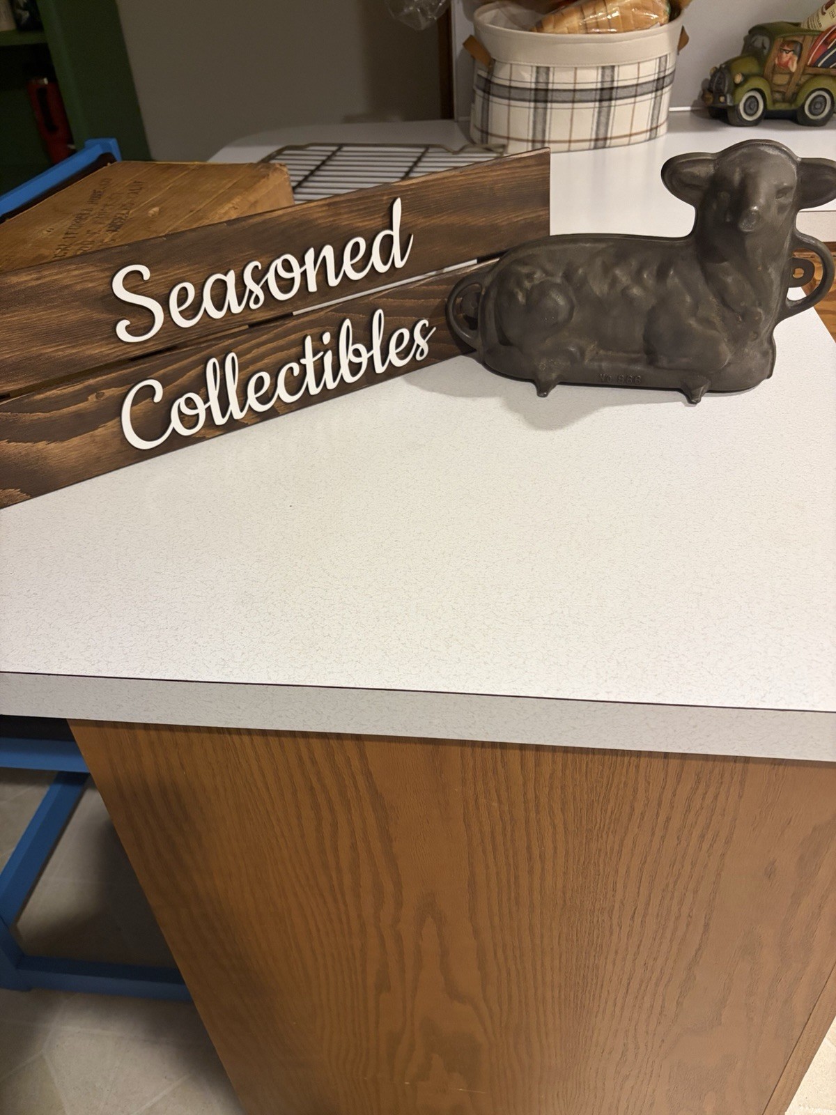 Vintage Griswold Lamb Mold With Rare Original Box