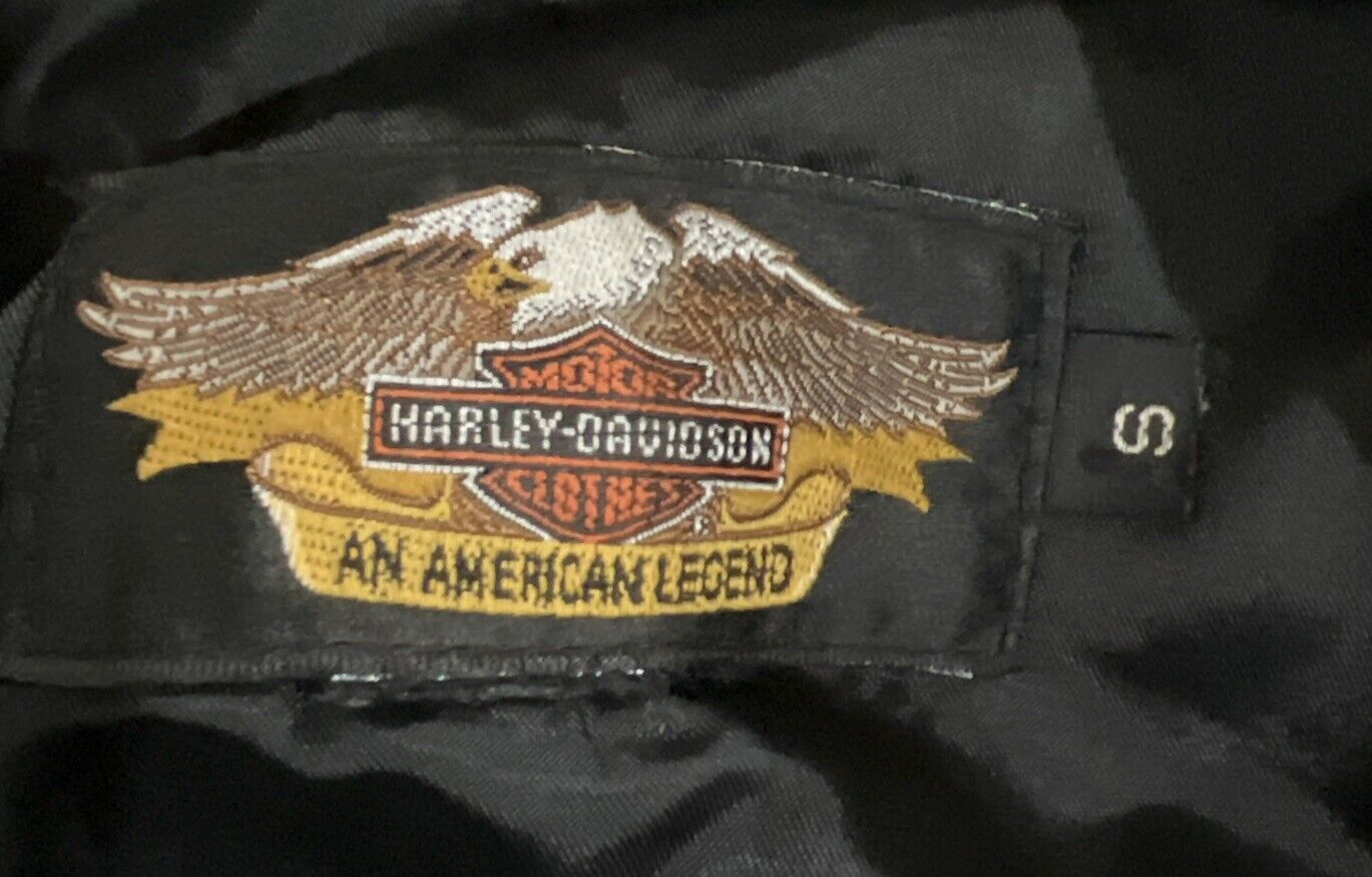 leather harley davidson jacket used