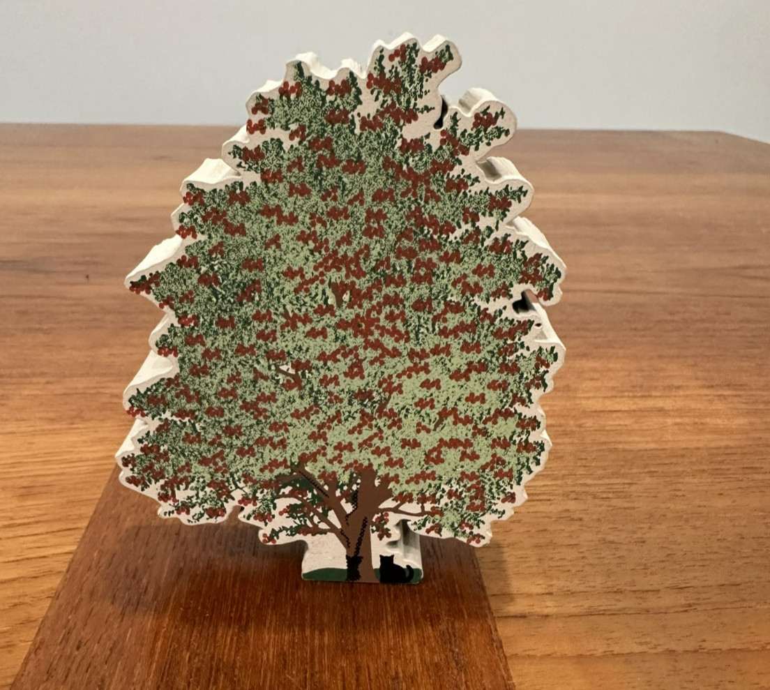 Retired Vintage 1998 Cat’s Meow Village - HAWTHORNE TREE Accessory #300