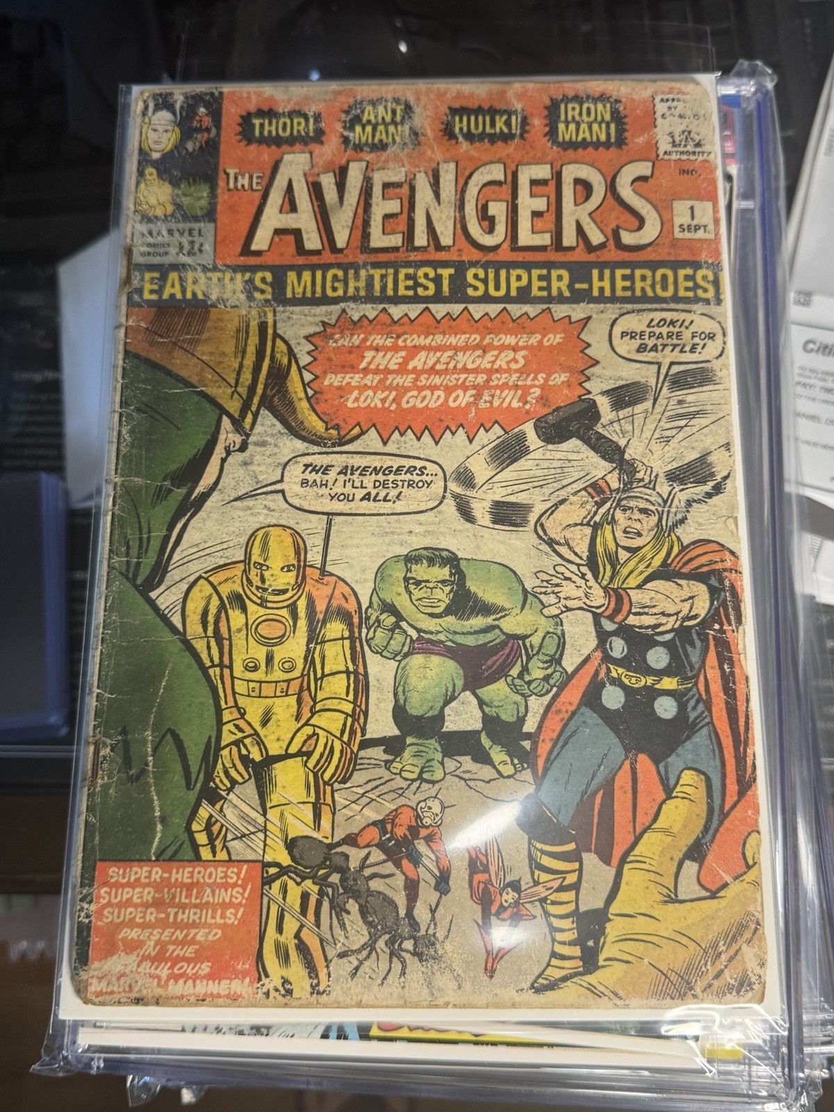 AVENGERS 1 1963 1st Avengers Silver Age Key