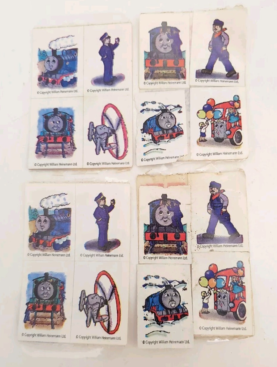 Vintage 1990's Thomas the Tank Engine Stickers From Hormel Kid's Kitchen