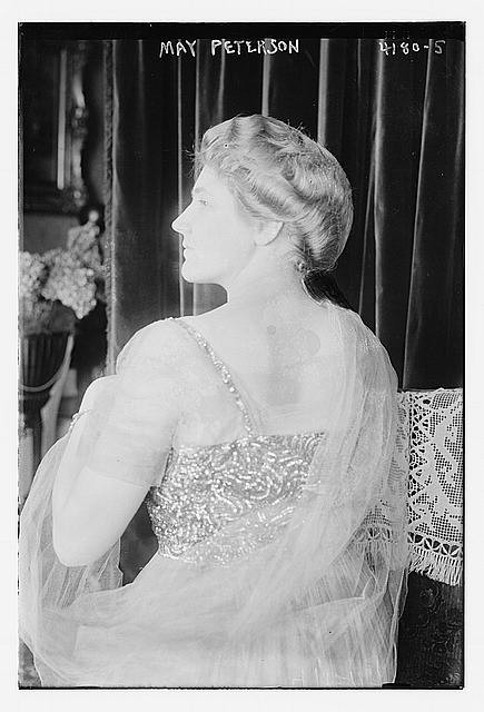 Photo:May Peterson Opera Singer Portrait at Piano ca 1915 1920