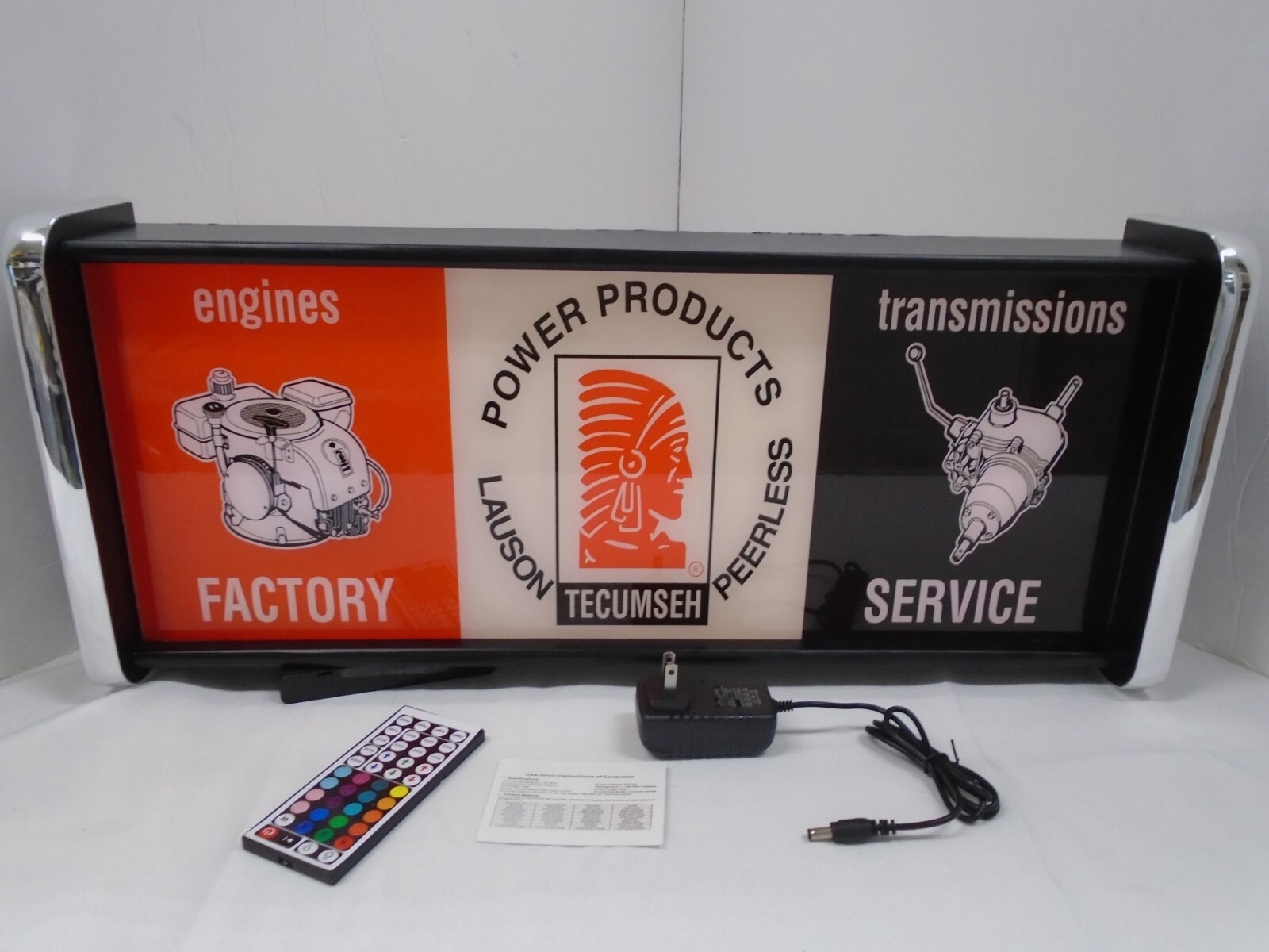 Tecumseh Small Engine LED Display lighted sign lightbox Wall hanging Light