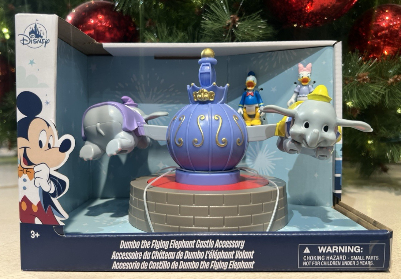 Disney Parks Dumbo The Flying Elephant Attraction Toy Castle Accessory NEW
