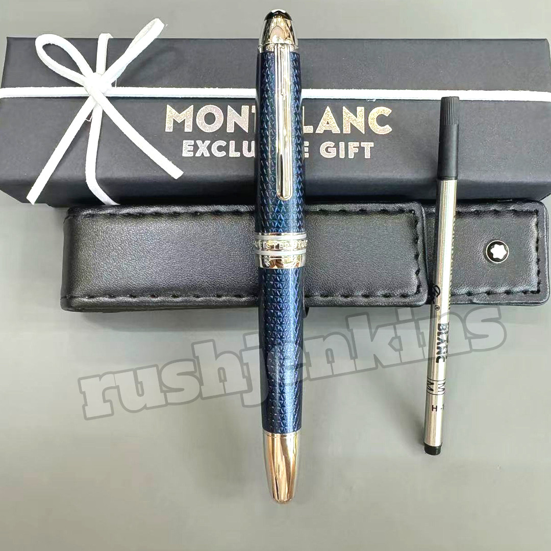 MONTBLANC Meisterstück Solitaire Blue Hour LeGrand Rollerball Pen Blue Rare