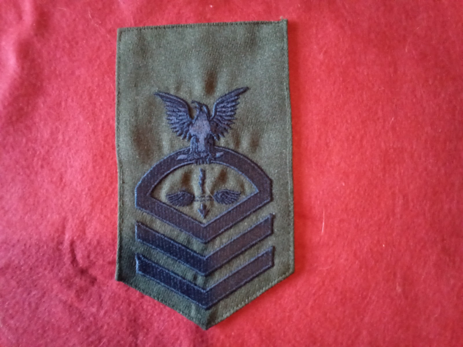 US NAVY WW 2 GREEN AVIATION CHIEF P.O. ANTI SUBMARINE WARFARE TECHNICIAN AX