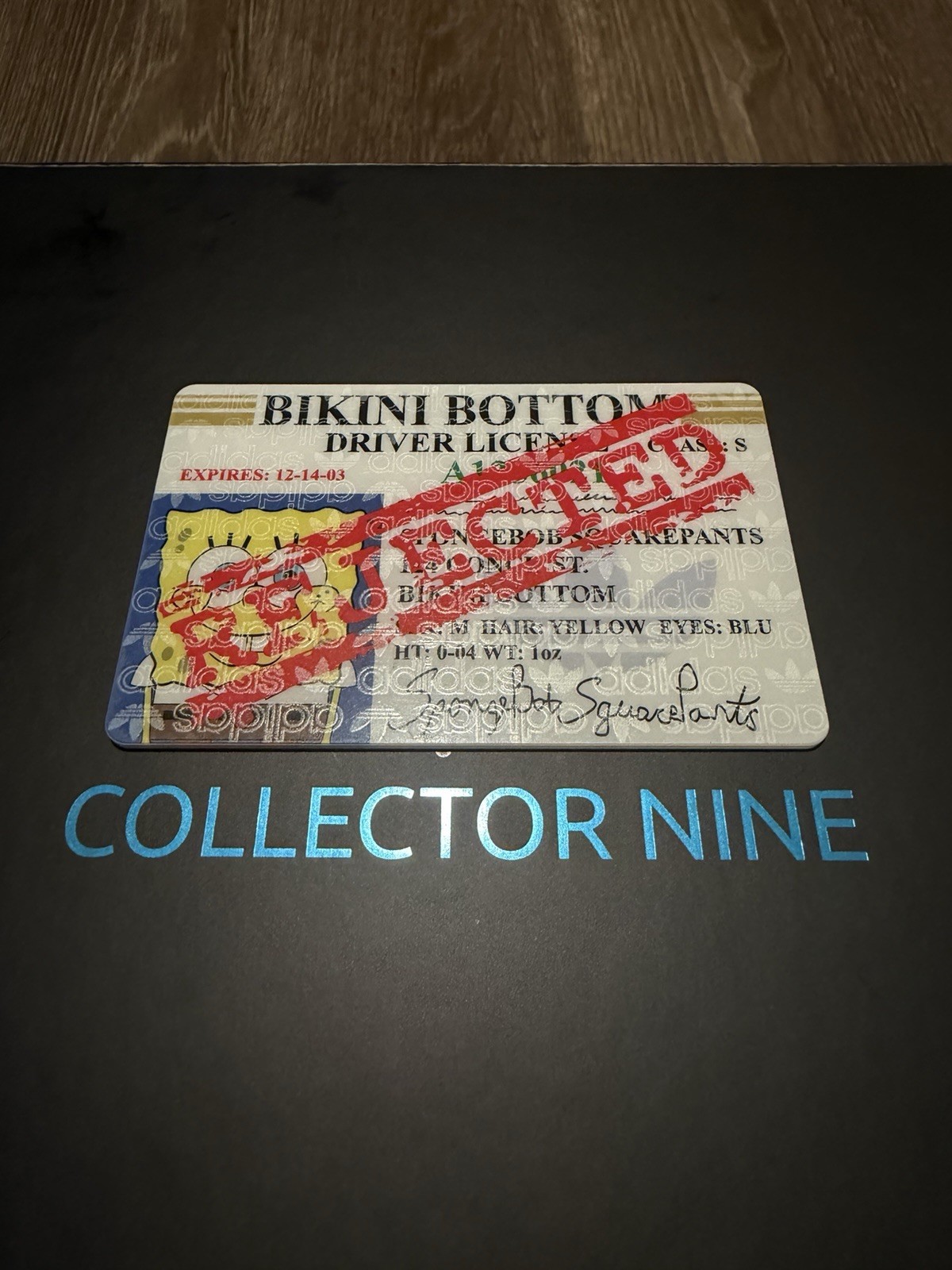adidas x SpongeBob SquarePants Bikini Bottom Driver License Card 