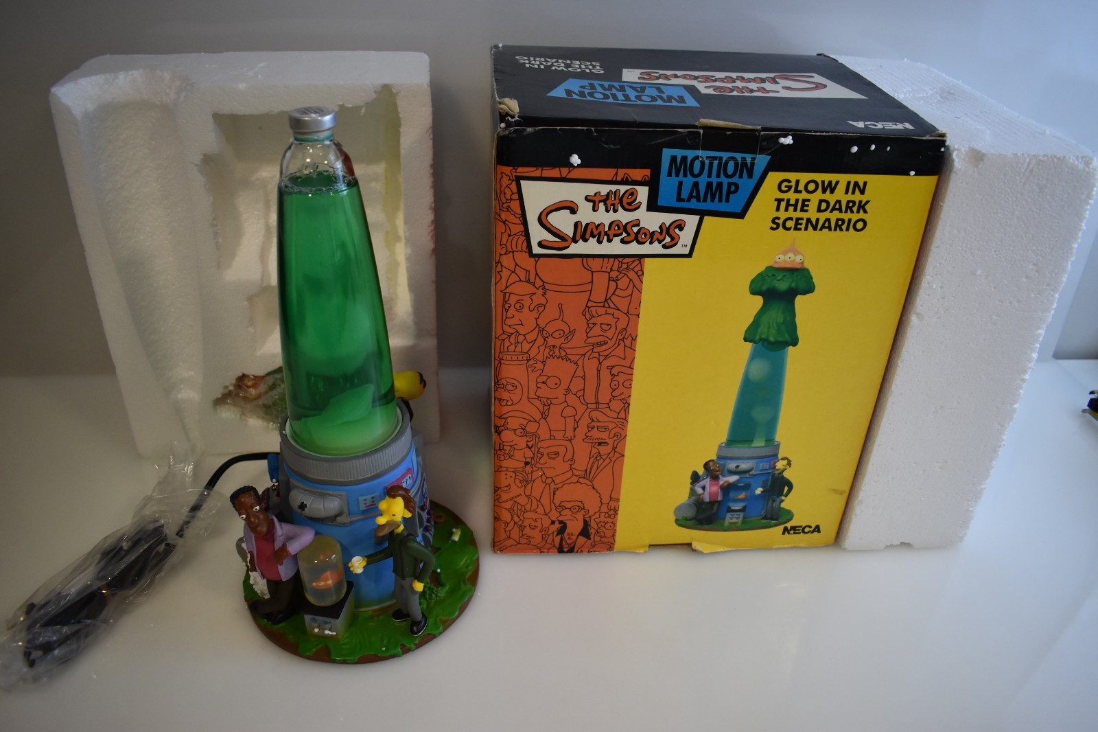 2003 NECA Simpsons Motion Lava Lamp Homer Lenny Carl Blinky Used Tested Working 2003 NECA Simpsons Motion Lava Lamp Homer Lenny Carl Blinky Used Tested Working