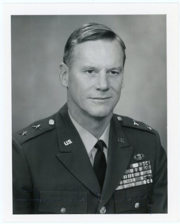 General Frank Clay - Signed Vintage Army Photograph