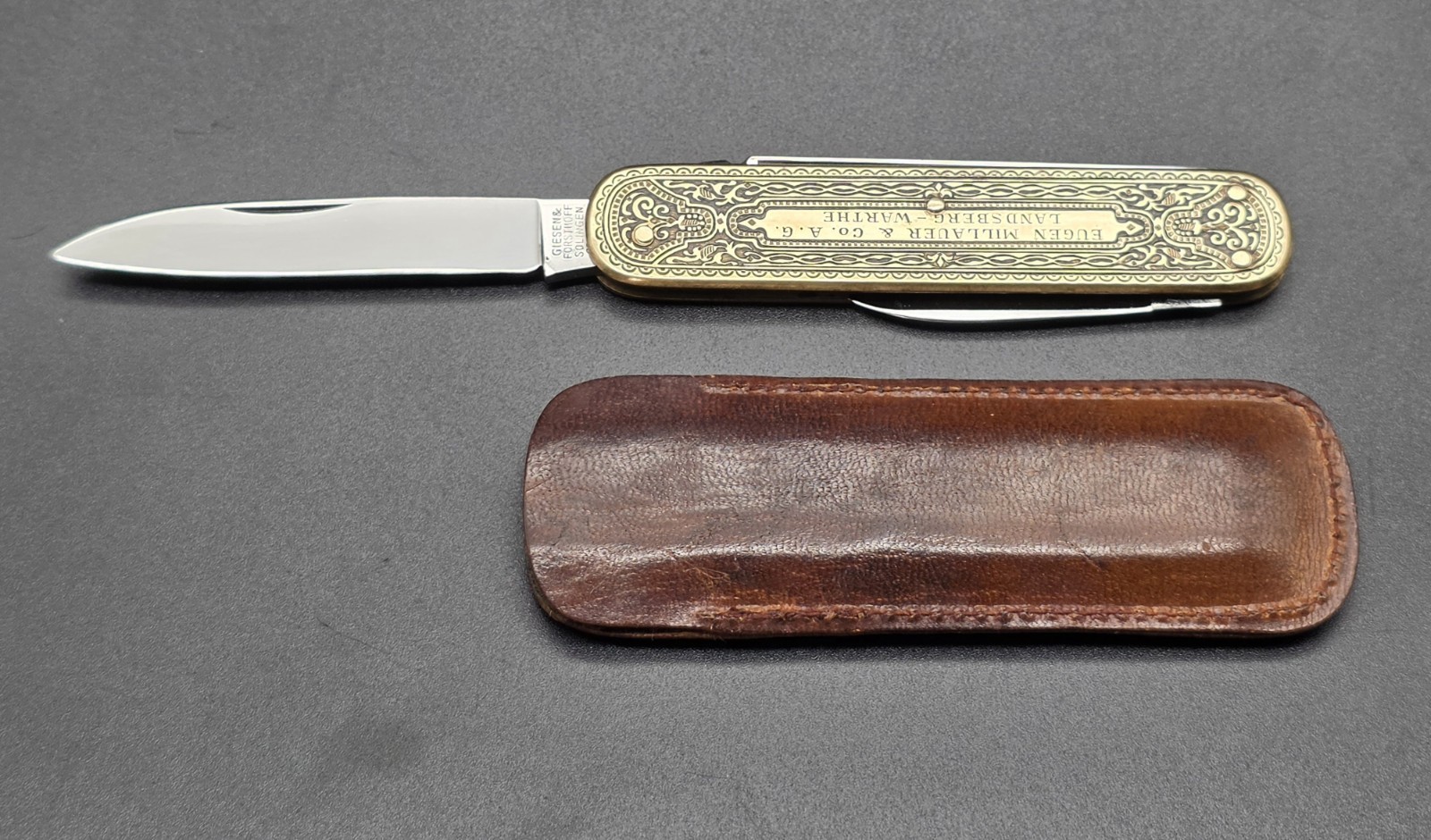Antique Solingen Giesen Forsthoff TIMOR Advertising Multi Tool Knife c1930s