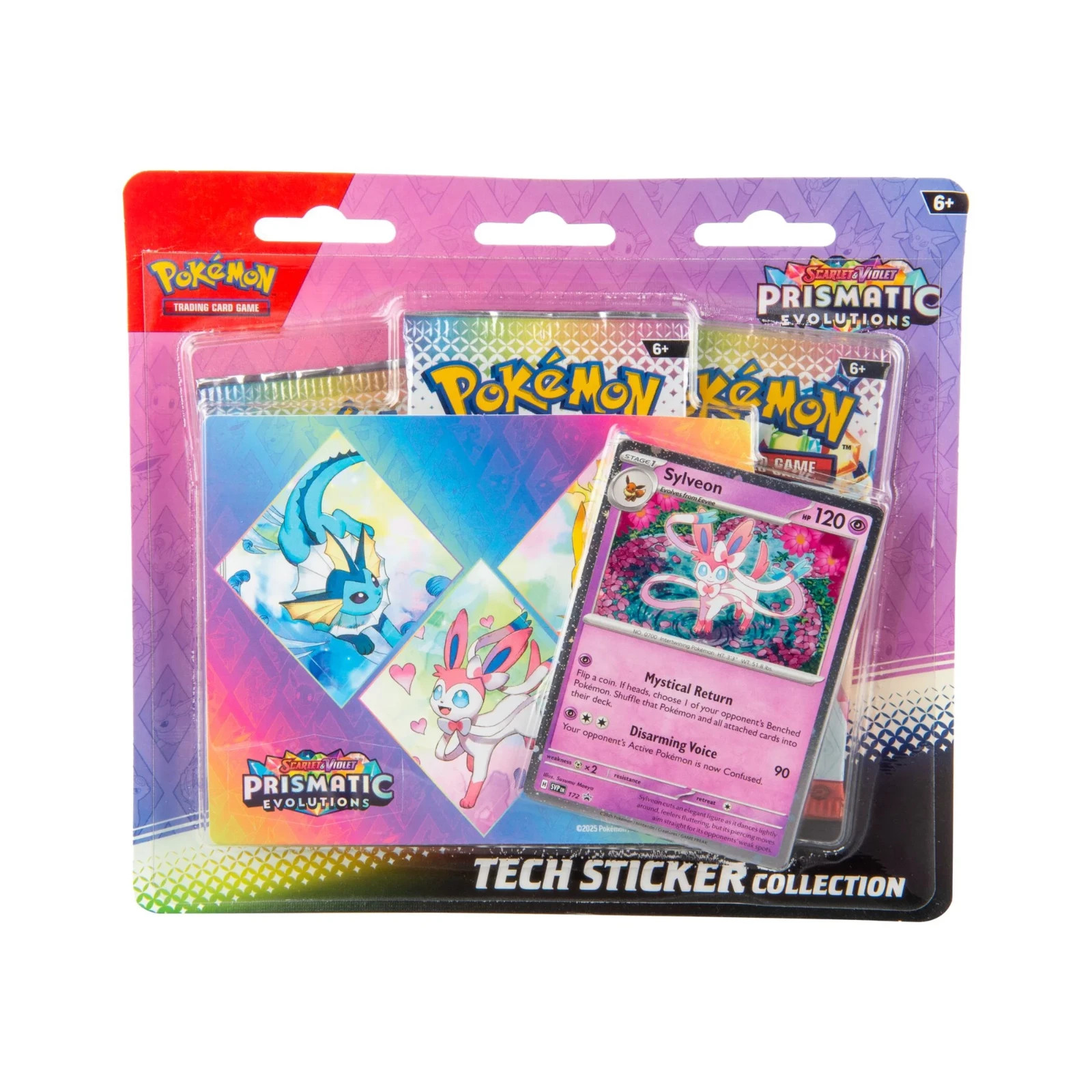 Pokemon Trading Cards SV 8.5 Prismatic Evolutions Tech Sticker Collection NEW