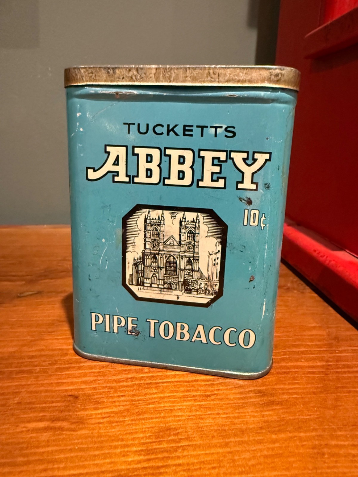 Vintage Tuckett’s Abbey Pipe Tobacco Pocket Tin