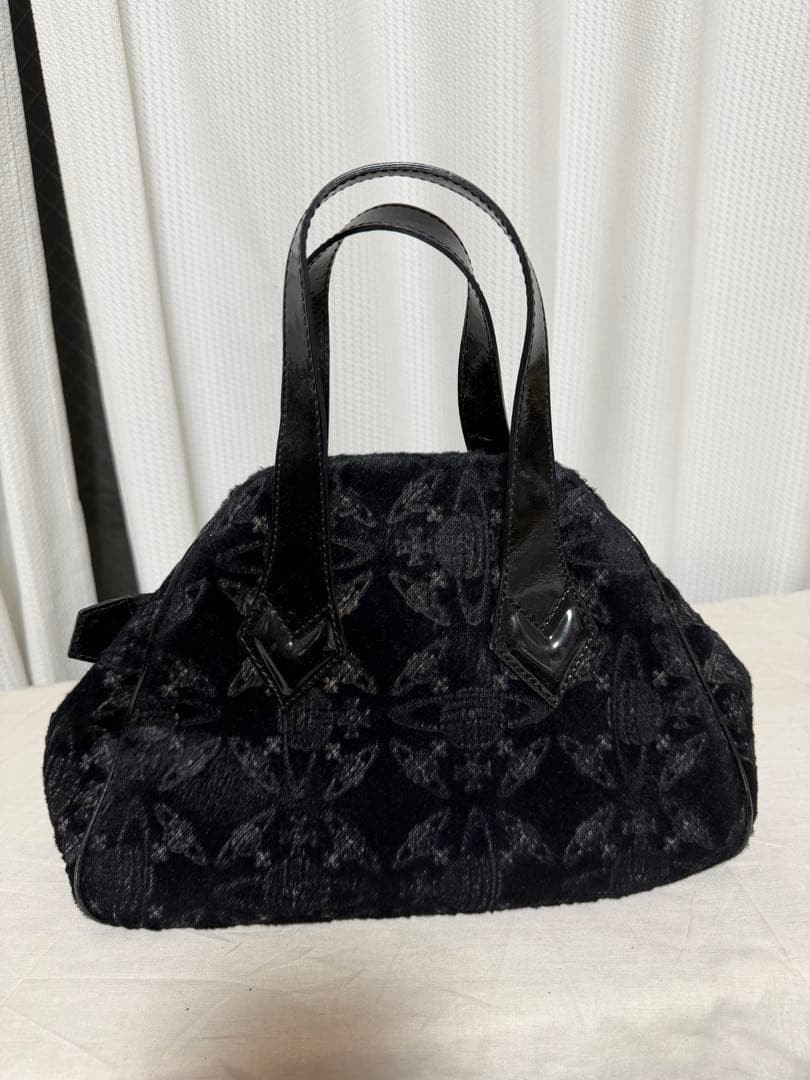 Rare Vivienne Westwood Yasmin Bag Orb Pattern Black