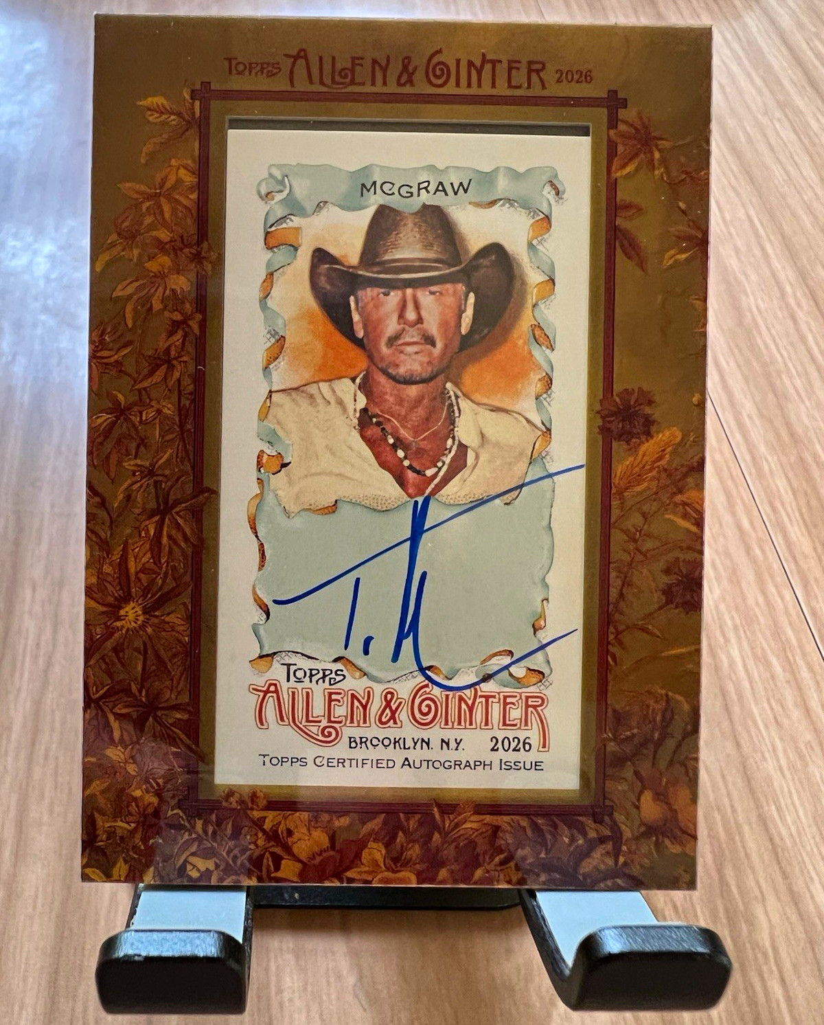🔥 2026 Topps Allen & Ginter Tim McGraw Framed Mini On-Card Auto – Pack Fresh