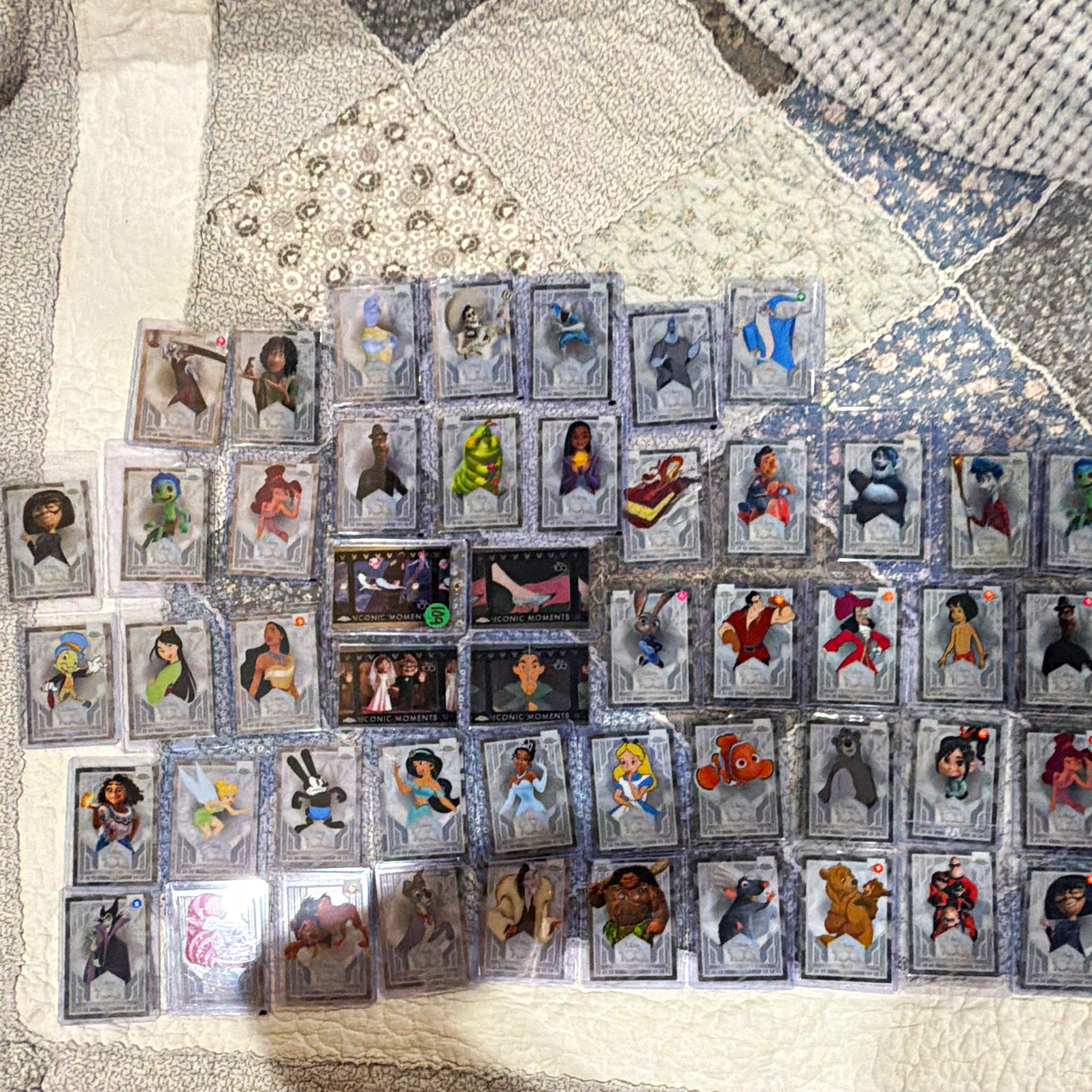 2023 Topps Chrome Disney 100 Lot of 50 Cards Iconic Moments/Base/Princess🔥🔥🔥