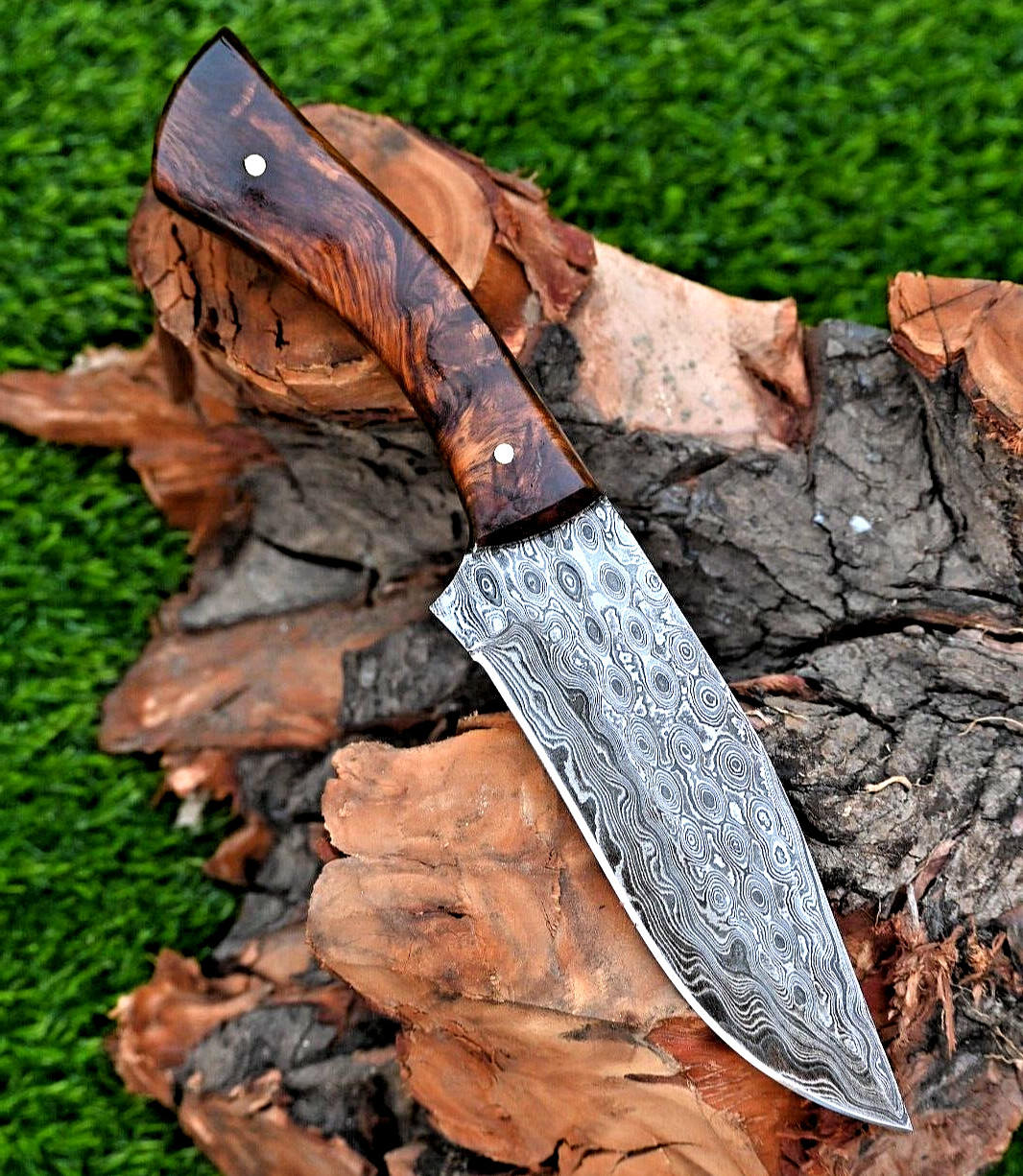 Custom HandMade Forged Damascus Steel Hunting Bowie Knife Wood Handle 2887 Custom HandMade Forged Damascus Steel Hunting Bowie Knife Wood Handle 2887