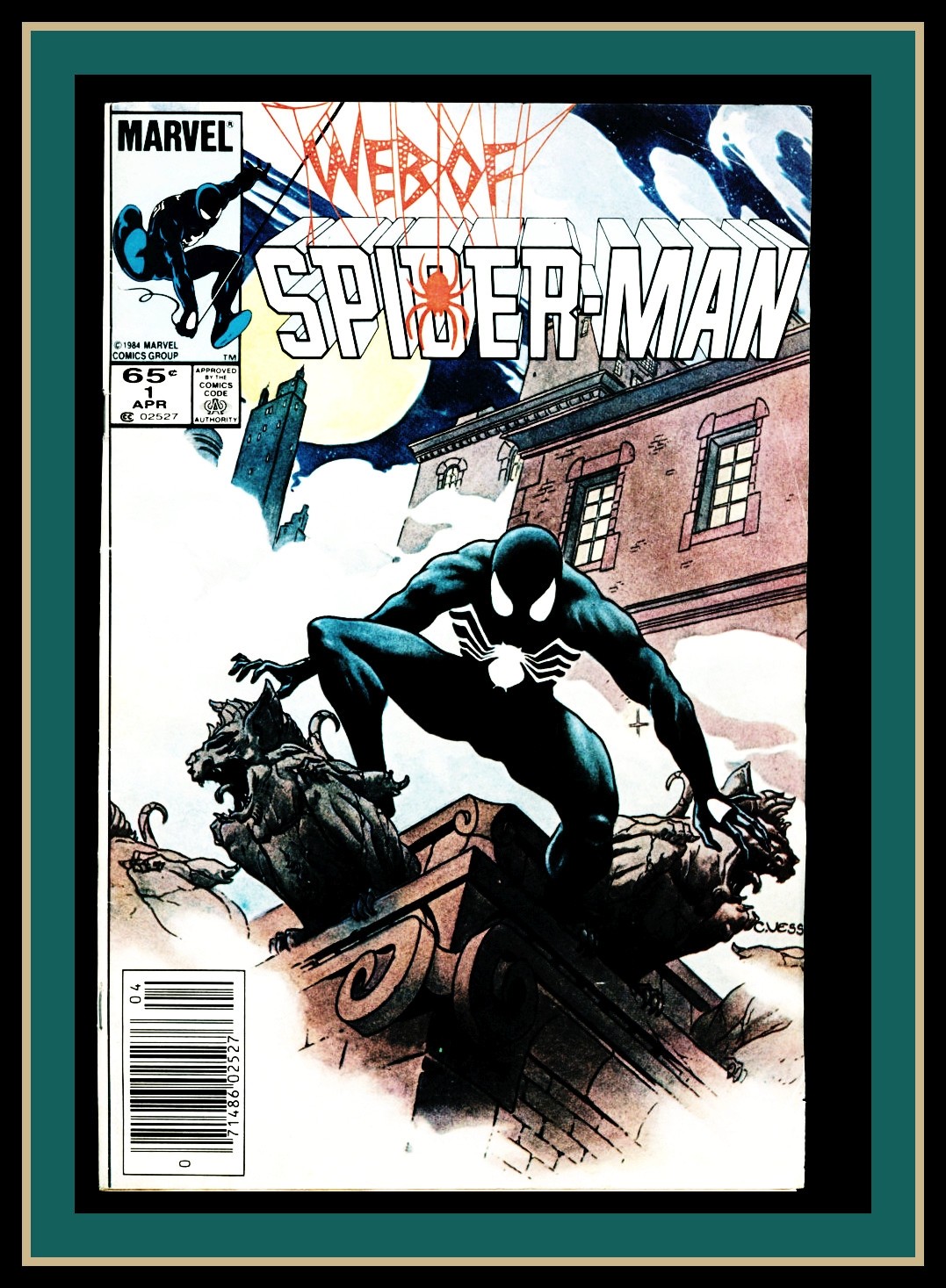 Web Of Spider-Man #1-1985 vg 4.0 5th Black Costume Vess Newsstand Variant