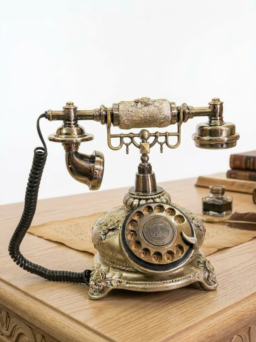 Antique Rotary Dial Telephone