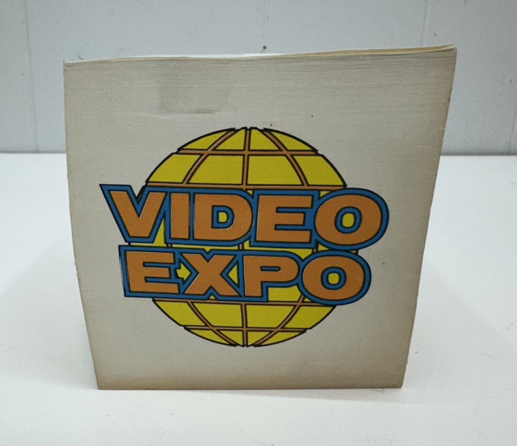 Vintage Video Expo Notepad Movie Rental Collectible VHS 90s Retro Vintage Video Expo Notepad Movie Rental Collectible VHS 90s Retro