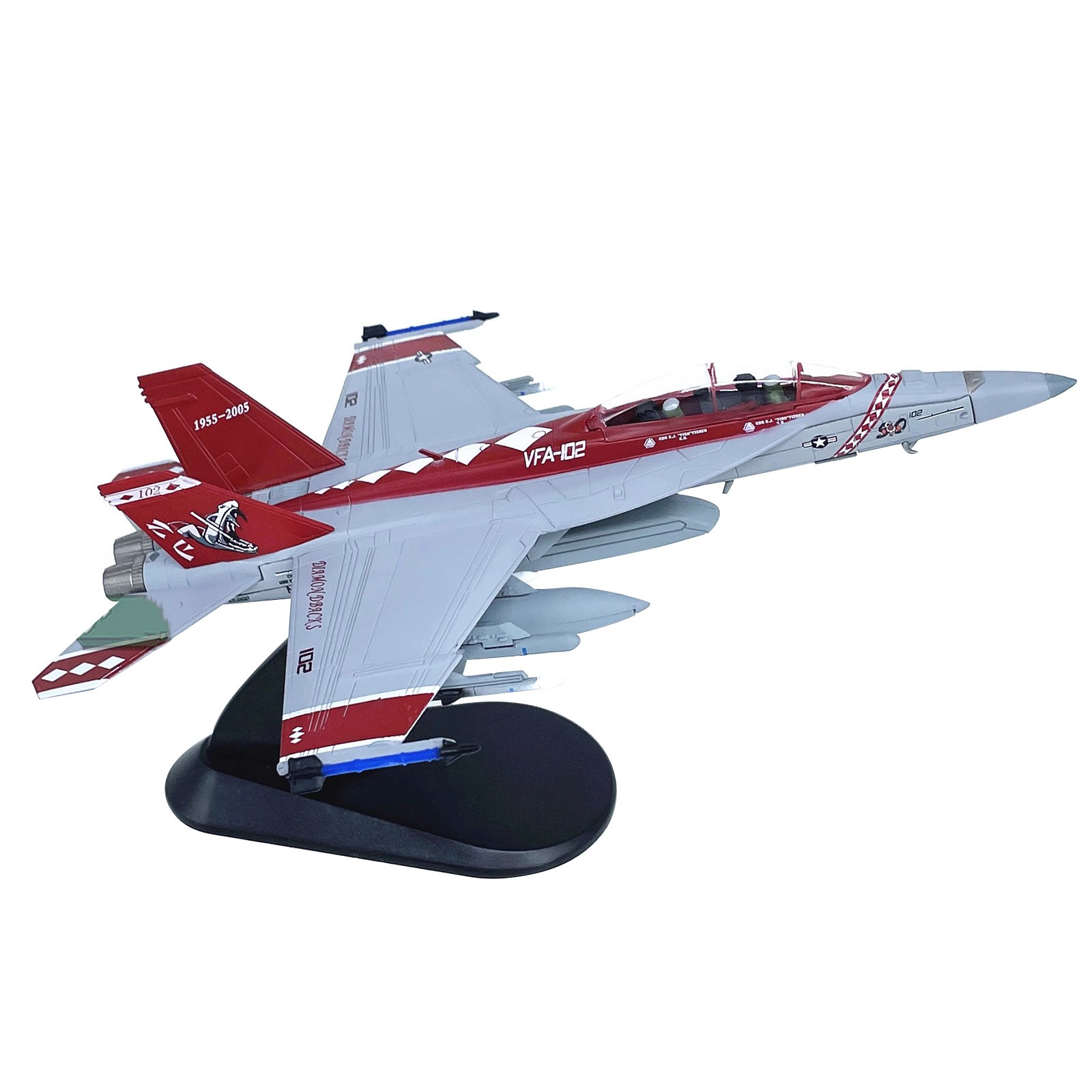 F/A-18 Super Hornet Strike Fighter VFA-102 Diamondbacks Model Plane