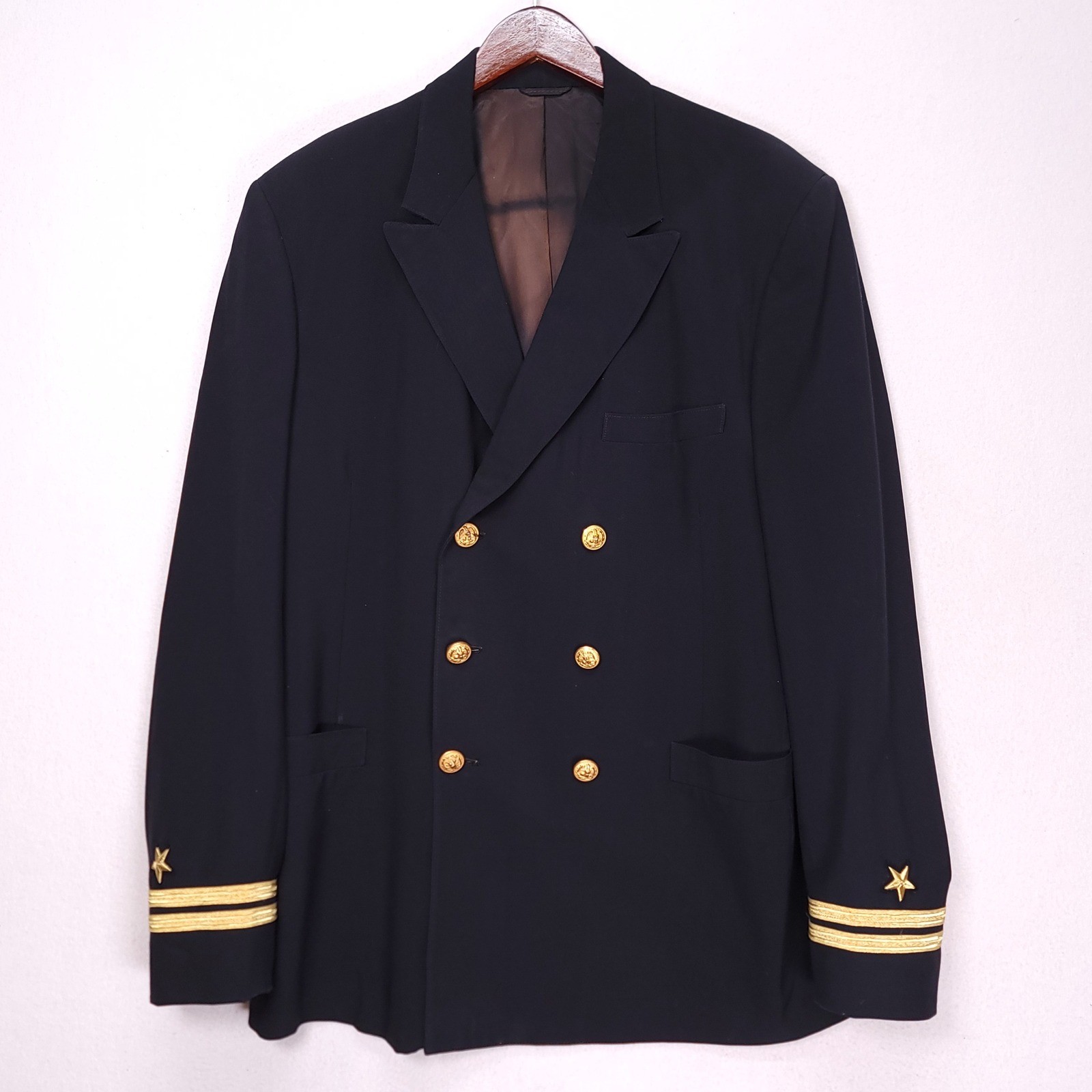 US Naval Academy USNA Midshipman Service Dress Blue Jacket Thorngate Navy 42R