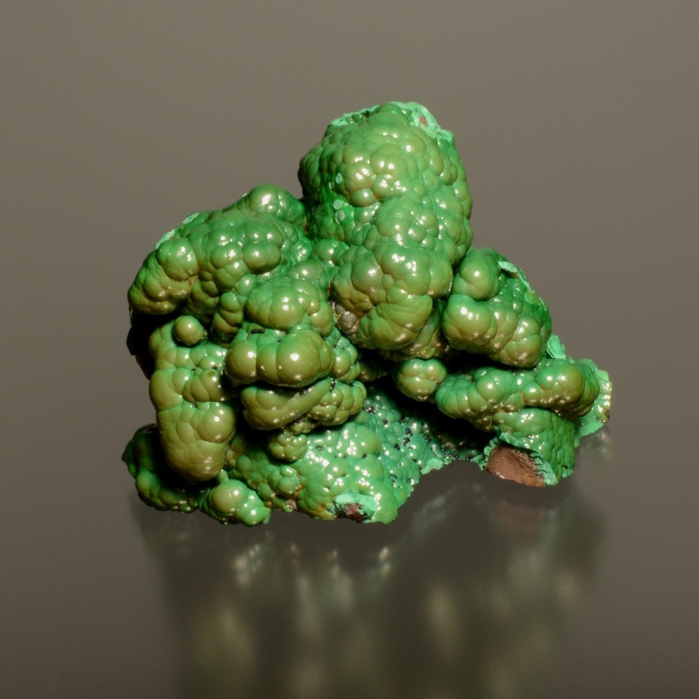Malachite on Limonite Mineral Collector Specimen - Bisbee, Arizona, USA