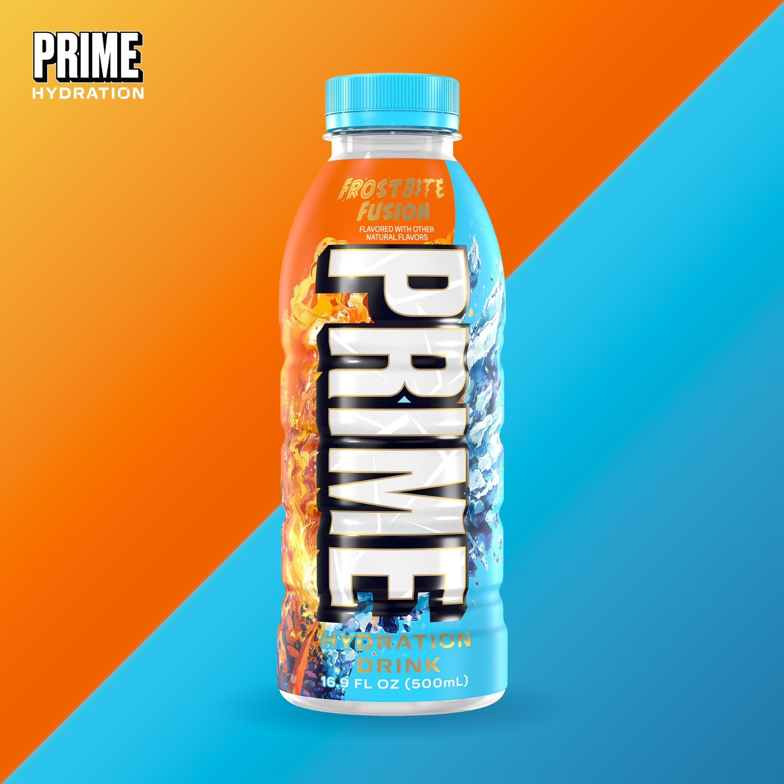 Prime Hydration Sports Drink, Frostbite Fusion, 16.9 fl oz,Bottle(FREE SHIPPING)