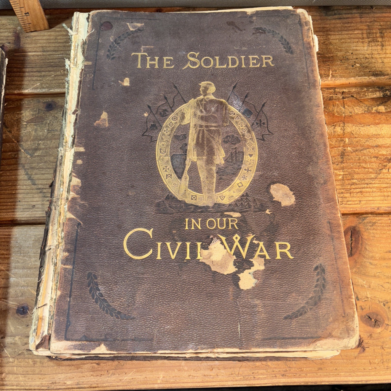 Antique 1893 Frank Leslie's The Soldier In Our Civil War Pictorial History Vol 2