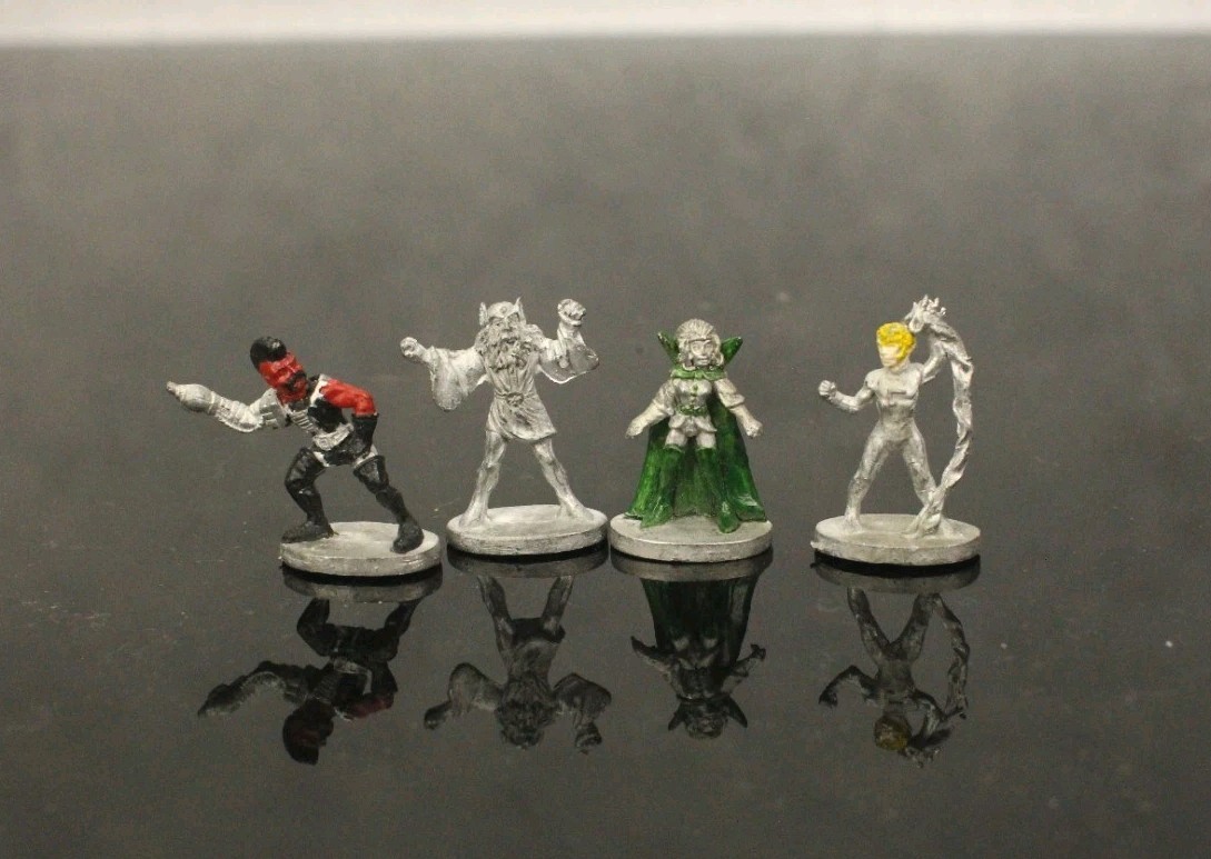 VTG 4 LOT Grenadier 6503 Legion of Super-Heroes Metal Miniatures Tyr Emerald