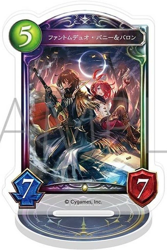 Phantom Duo Bunny & Baron Acrylic Card Stand Shadowverse Japan