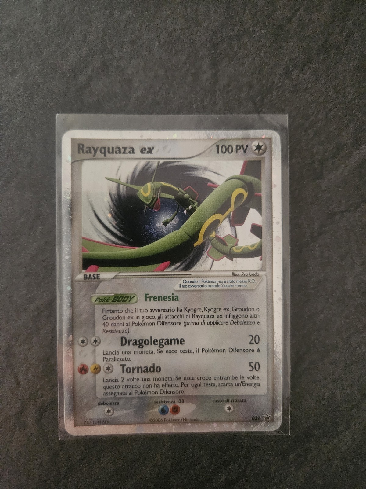 Rayquaza ex EX 039 Holo Ita Excellent-