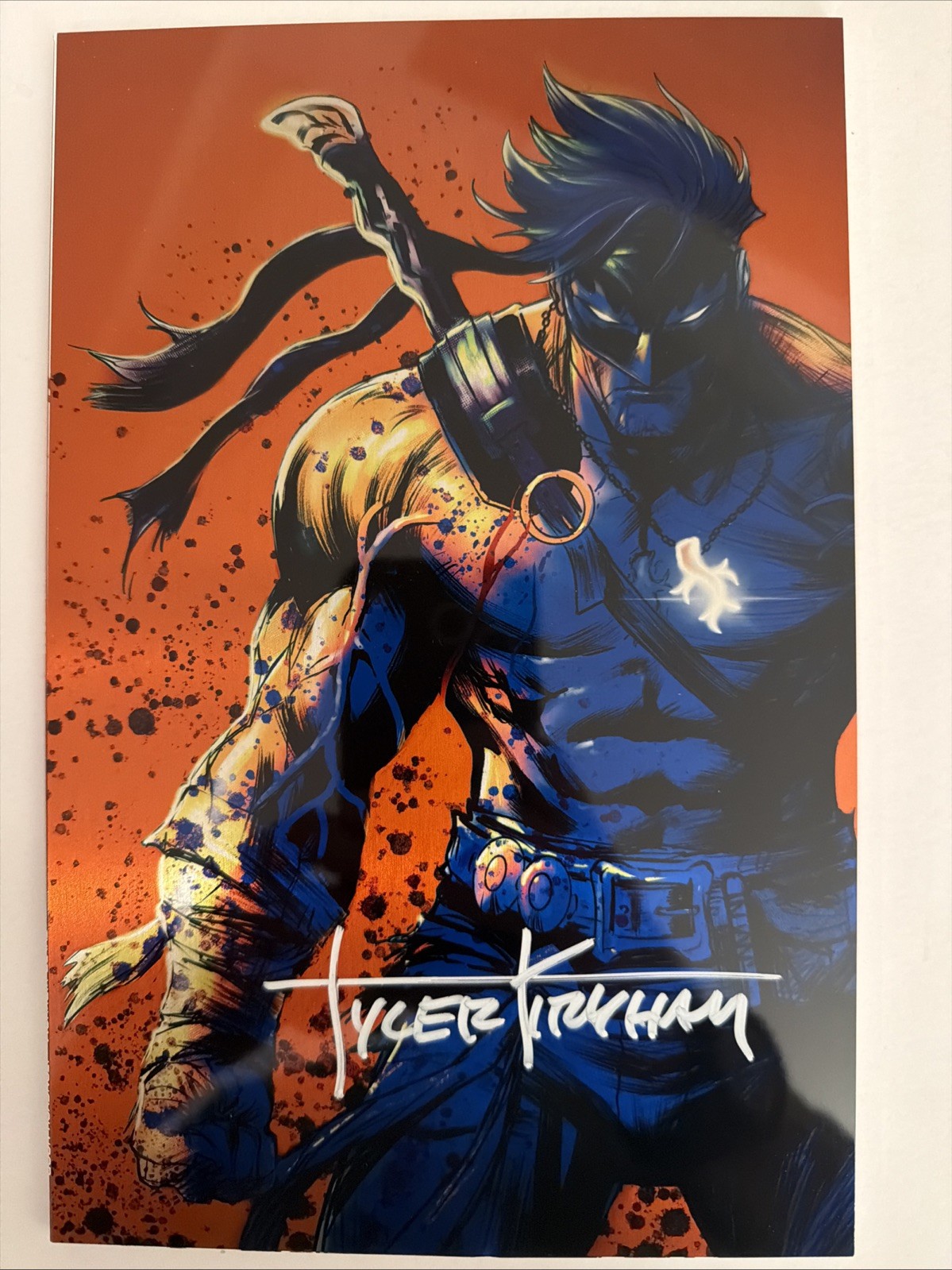 Final Boss #1 Metal Edition Exclusive Virgin Signed Tyler Kirkham Signed W/ COA