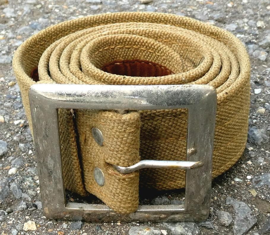 imperial Japanese Army Original cotton Officer Belt WWⅡ Military IJA IJN RARE