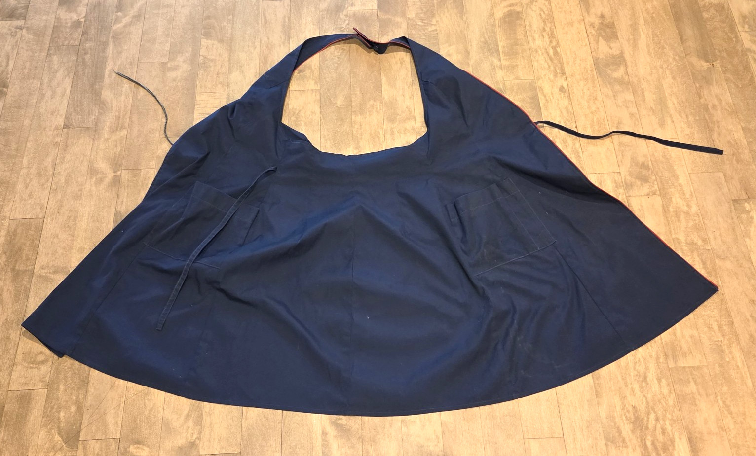 Vintage 1970s American Airlines Flight Attendant Uniform Smock Apron Joyce Dixon