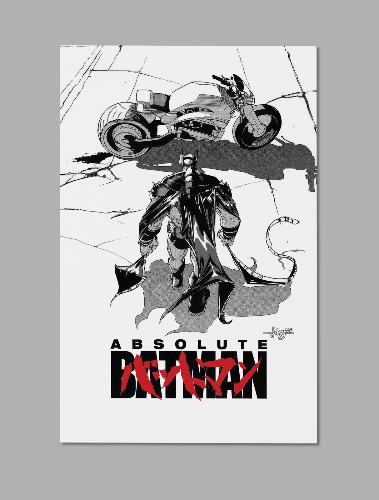 Absolute Batman Akira Homage Premium Giclee Print 11