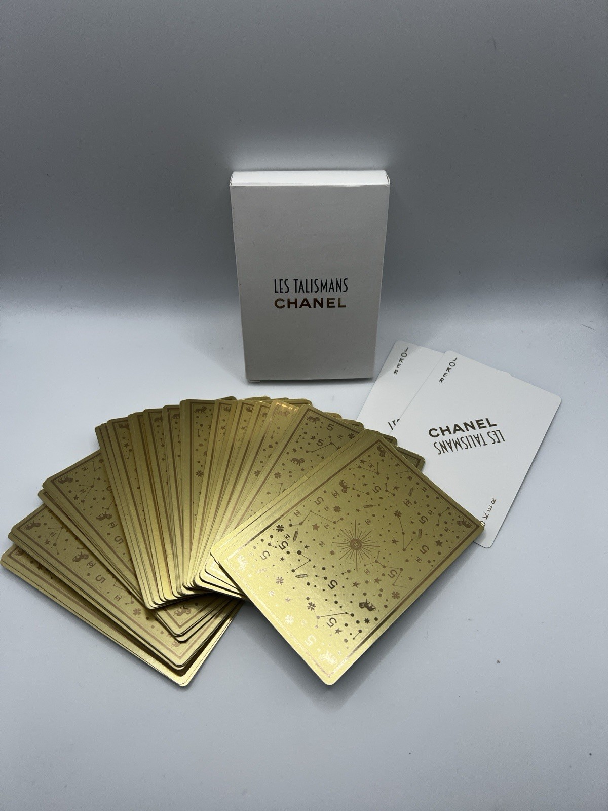 Rare CHANEL Les Talismans Complete Playing Cards Deck Collector Item